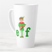 Musical Elf Latte Tasse (Linke Ecke)