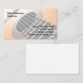 Musical Entertainer Guitar Business Cards Visitenkarte (Vorne/Hinten)