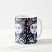 Musical Fish Dreams Kaffeetasse (VorderseiteRechts)