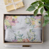 Musical Floral Seidenpapier (Geschenk)