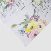Musical Floral Seidenpapier (Detail)