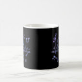 Musical Flute with Paw Prints Kaffeetasse (Mittel)