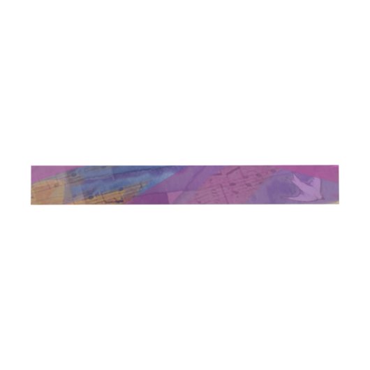 Musical Flying Dove Bat Mitzvah Envelope Wrap Band (Flach)