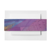 Musical Flying Dove Bat Mitzvah Envelope Wrap Band (Vorderseite Beispiel)