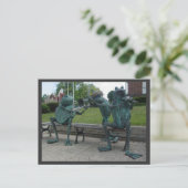 Musical Frogs Postkarte (Stehend Vorderseite)