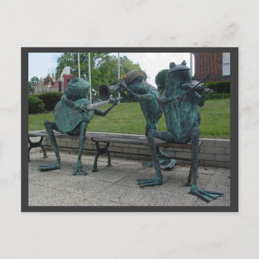 Musical Frogs Postkarte (Vorderseite)