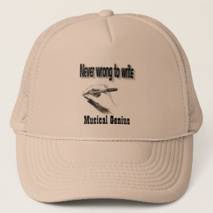 Musical Genius truker hats Truckerkappe