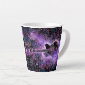 Musical Gitarre Latte Tasse (Rechte Ecke)