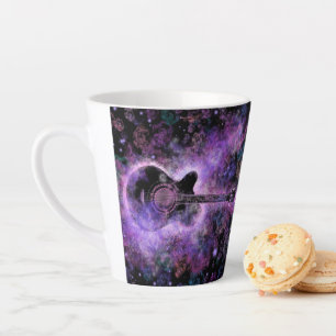 Musical Gitarre Latte Tasse