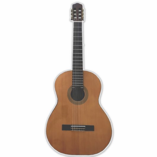 Musical Gitarre Sticker (Vorderseite)