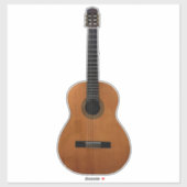Musical Gitarre Sticker (Blatt)