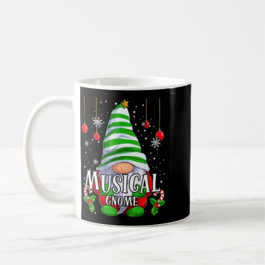 Musical Gnome Christmas Pajamas Matching Family Gr Kaffeetasse (Links)