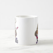 Musical Gnome Guitar Player Playing Guitar Music Kaffeetasse (Mittel)