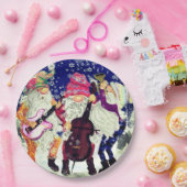 Musical Gnomes Weihnachtsbuch-Teller Pappteller (Party)