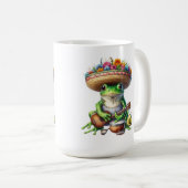 Musical Green Frog Kaffeetasse (VorderseiteRechts)