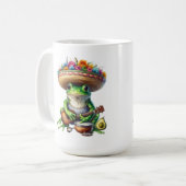 Musical Green Frog Kaffeetasse (Vorderseite Links)