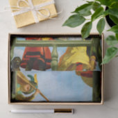 Musical Group on Balcony Fine Art Dutch Painting Seidenpapier (Geschenk)