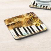 Musical Grunge Cork Untersetzer (Linke Seite)