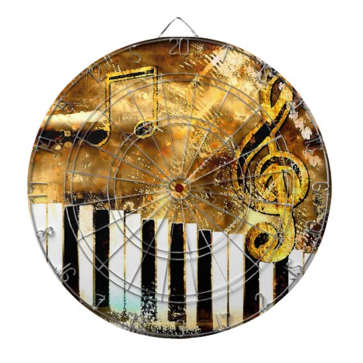 Musical Grunge Dart Board Dartscheibe (vorne)