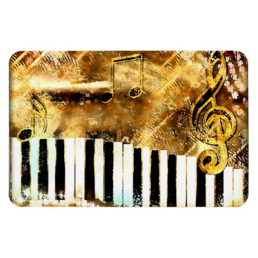 Musical Grunge Magnet (Horizontal)
