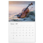 Musical Instruments Calendar – Elegant Photo Kalender (Feb 2027)
