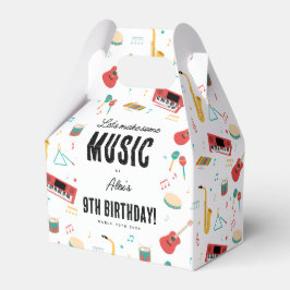 Musical Instruments Music Theme Birthday Party Geschenkschachtel