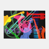 Musical Instruments Pop Art Design Fußmatte (Vorderseite)