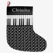 Musical Keyboard Design Große Weihnachtsfeier Stru Großer Weihnachtsstrumpf (Vorderseite)