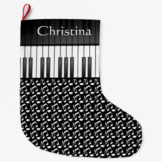 Musical Keyboard Design Große Weihnachtsfeier Stru Großer Weihnachtsstrumpf (Vorderseite)