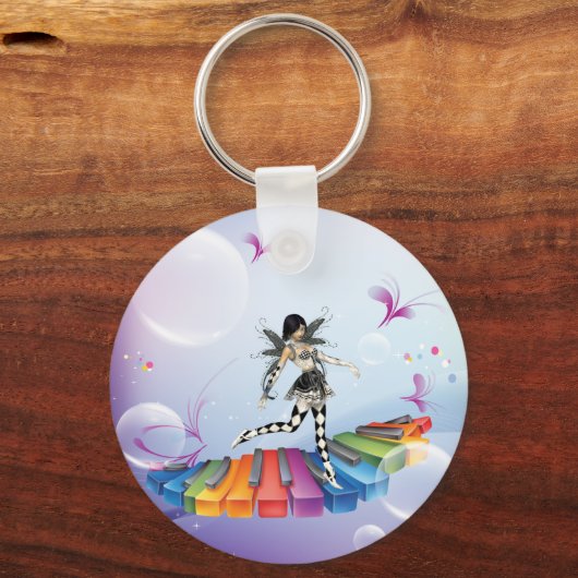 Musical Keyboard Faerie Schlüsselanhänger (Vorderseite)