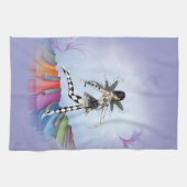 Musical Keyboard Fee Vignette Geschirrtuch (Horizontal)