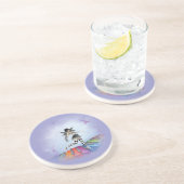 Musical Keyboard Fee Vignette Getränkeuntersetzer (Seite)