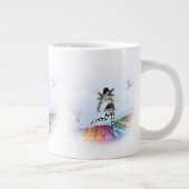 Musical Keyboard Fee Vignette Jumbo-Tasse (Rechts)