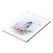 Musical Keyboard Fee Vignette Notizblock (Rotiert)