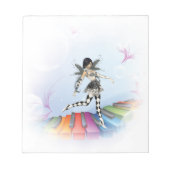 Musical Keyboard Fee Vignette Notizblock (Vorderseite)