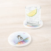 Musical Keyboard Fee Vignette Sandstein Untersetzer (Seite)