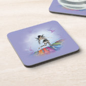 Musical Keyboard Fee Vignette Untersetzer (Linke Seite)