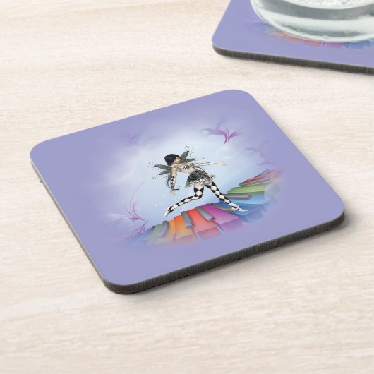 Musical Keyboard Fee Vignette Untersetzer (Linke Seite)