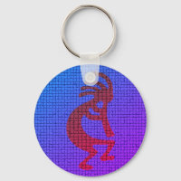Musical Kokopelli Bright Coloful Flute Player
