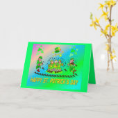 Musical Leprechauns Karte (Gelbe Blume)