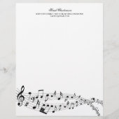 Musical Letterhead Briefbogen (Vorderseite)