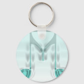 Musical "M" Letter Schlüsselanhänger (Vorderseite)