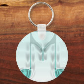 Musical "M" Letter Schlüsselanhänger (Vorderseite)