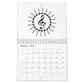 Musical Mandala Kalender (Feb 2027)