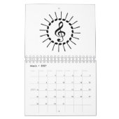 Musical Mandala Kalender (Mär 2027)