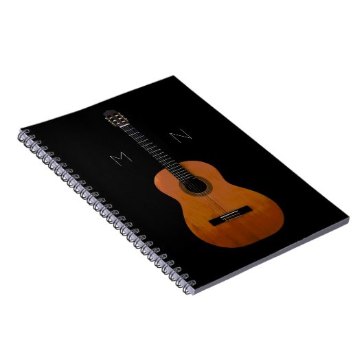 Musical Monogram Notebook Notizblock (Rechte Seite)