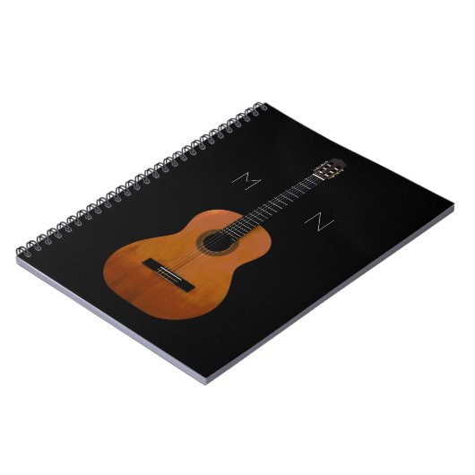 Musical Monogram Notebook Notizblock (Linke Seite)