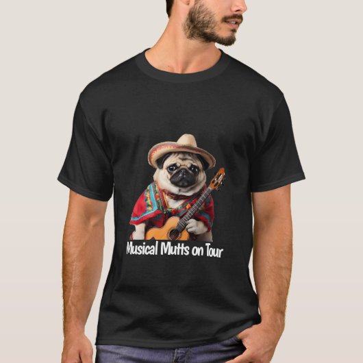 Musical Mutts auf Tour T-Shirt (Vorderseite)