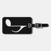 Musical Note to travel Gepäckanhänger (Vorderseite horizontal)