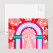 Musical Notes Archway Postkarte (Vorne/Hinten)